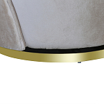 Кресло вращающееся велюровое кремовое Rotation варинант исполнения - 3 | Loft Concept в Рязани