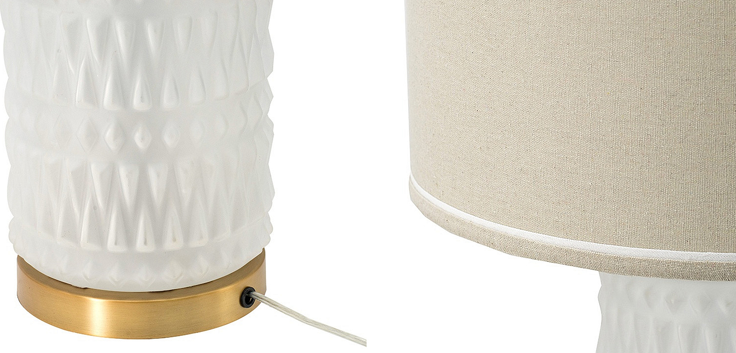Настольная лампа с абажуром Muriel Table Lamp Настольная лампа с абажуром Muriel Table Lamp - Loft-Concept в Рязани