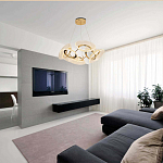 Люстра подвесная с 6-ю круглыми светодиодными лампами Catcher варинант исполнения - 2 | Loft Concept в Рязани