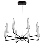 Люстра с прозрачными плафонами из стекла Umbrella варинант исполнения - 1 | Loft Concept в Рязани