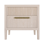 Прикроватная Тумбочка Primo с двумя ящиками Светлый дуб варинант исполнения - 7 | Loft Concept в Рязани