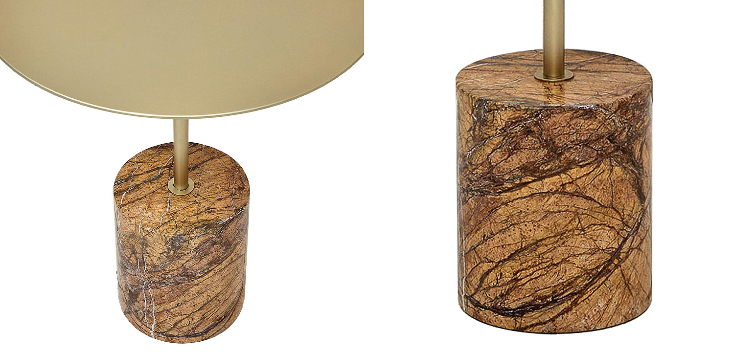 Приставной стол Thabi Light Brown Side table Приставной стол Thabi Light Brown Side table - Loft-Concept в Рязани