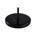 Настольная лампа черного цвета с круглым основанием и длинным прямым плафоном Trumpet tube варинант исполнения - 3 | Loft Concept в Рязани