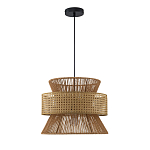 Подвесной светильник с абажуром из натуральных материалов Light Inside the Cell варинант исполнения - 3 | Loft Concept в Рязани