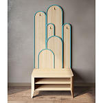 Вешалка «Байома» варинант исполнения - 1 | Loft Concept в Рязани