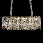Люстра овальная с хрустальными подвесками Roul Crystal Light варинант исполнения - 2 | Loft Concept в Рязани