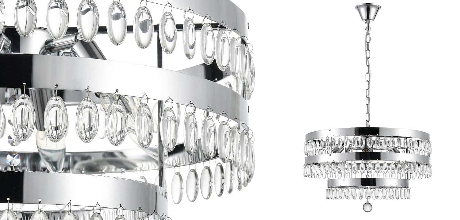 Люстра Oberon Chandelier chrome 50 Люстра Oberon Chandelier chrome 50 - Loft-Concept в Рязани