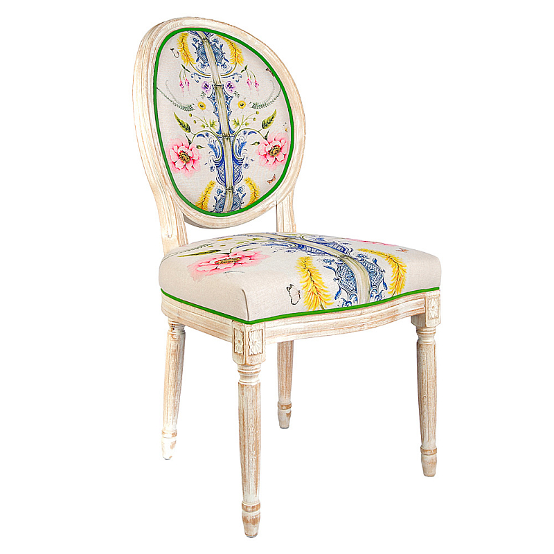 Стул Flower Waltz Stool Бежевый Мульти Стул Flower Waltz Stool Бежевый Мульти в Рязани | Loft Concept