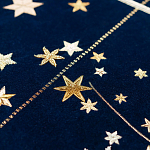 Обои с вышивкой ручной работы Cosmos Original colourway on velvet варинант исполнения - 4 | Loft Concept в Рязани