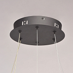 Люстра с двумя кольцами черного цвета с хрустальными элементами QUARTZ CRYSTAL варинант исполнения - 15 | Loft Concept в Рязани