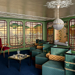 Обои ручная роспись The Plain of Musashi Original colourway on painted Xuan paper with gold ombre варинант исполнения - 1 | Loft Concept в Рязани