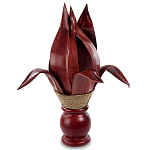 Настольная лампа красная INDONESIAN LAMPS варинант исполнения - 1 | Loft Concept в Рязани