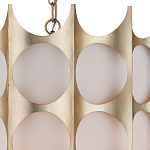 Подвесной светильник в форме цилиндра с фактурным серебряным каркасом и тканевым абажуром Silver Honeycomb варинант исполнения - 2 | Loft Concept в Рязани