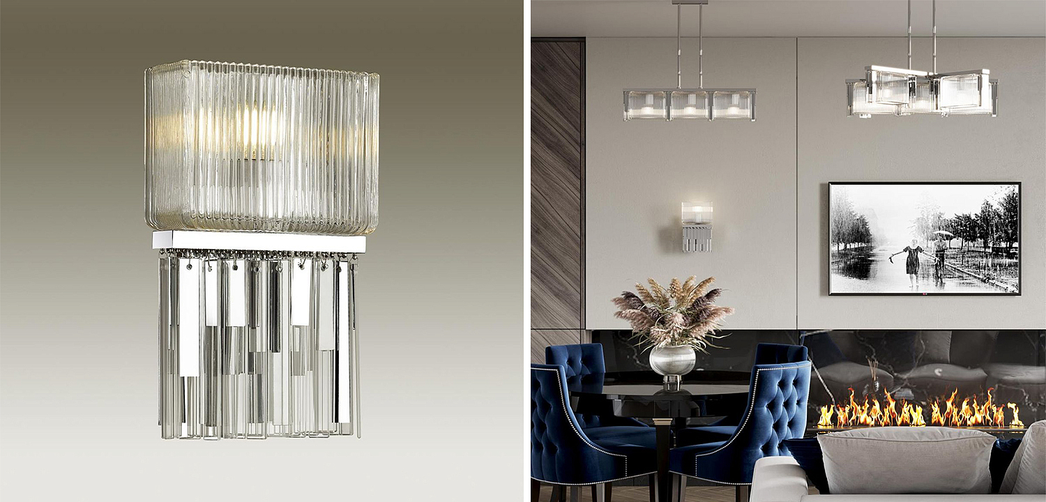 Бра Madelen Chrome Wall Lamp Бра Madelen Chrome Wall Lamp - Loft-Concept в Рязани