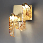 Бра волнистой формы из фактурного стекла Wave варинант исполнения - 7 | Loft Concept в Рязани