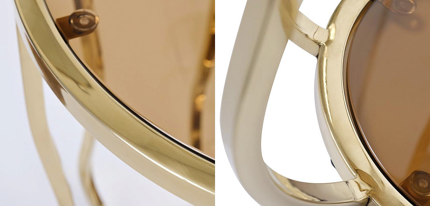 Приставной стол Fedric Side Table gold Приставной стол Fedric Side Table gold - Loft-Concept в Рязани