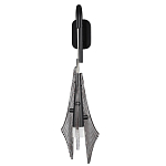 Бра черного цвета с плафоном из рельефного стекла Glass Pod варинант исполнения - 7 | Loft Concept в Рязани