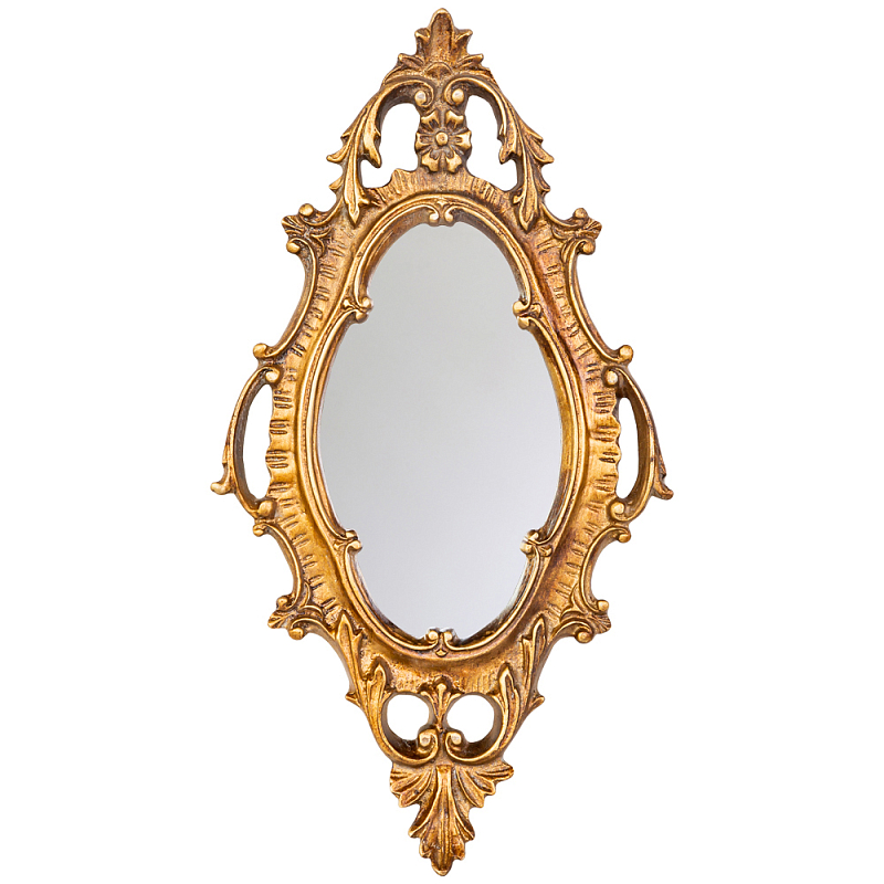 Зеркало настенное в ажурной раме бронзового цвета Classic Ornament Mirror Бронза Зеркало Зеркало настенное в ажурной раме бронзового цвета Classic Ornament Mirror Бронза Зеркало в Рязани | Loft Concept