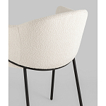 Стул Brace букле белый варинант исполнения - 3 | Loft Concept в Рязани