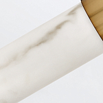 Бра для ванных комнат вертикальное с вытянутым плафоном из алебастра Hinkley варинант исполнения - 6 | Loft Concept в Рязани