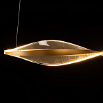 Люстра линейная с изогнутым плафоном Wave Line варинант исполнения - 7 | Loft Concept в Рязани