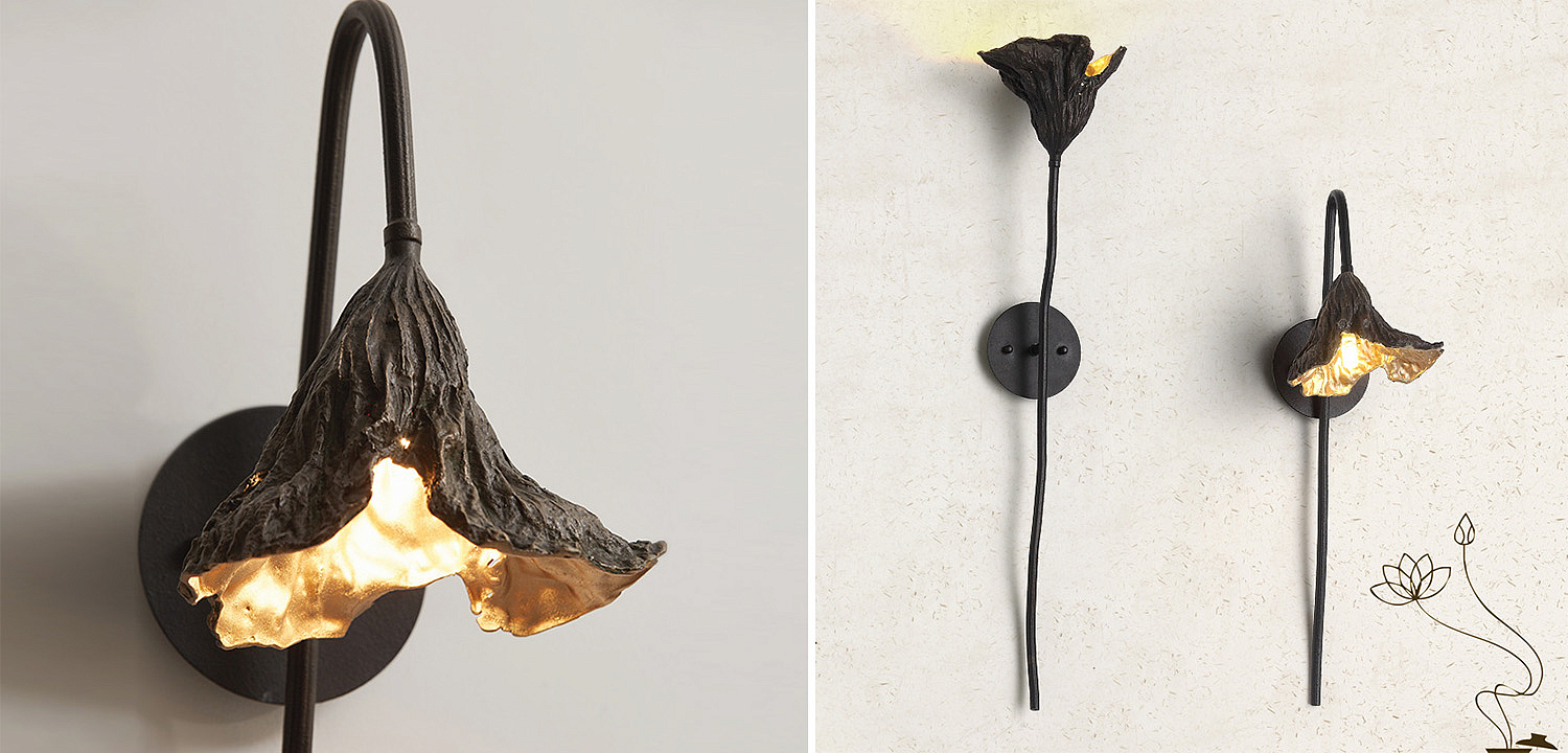 Настенный светильник Увядший Лотос Withering Lotus Lamp I Настенный светильник Увядший Лотос Withering Lotus Lamp I - Loft-Concept в Рязани