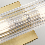 Бра горизонтальное с рифленым стеклянным плафоном Kichler варинант исполнения - 3 | Loft Concept в Рязани