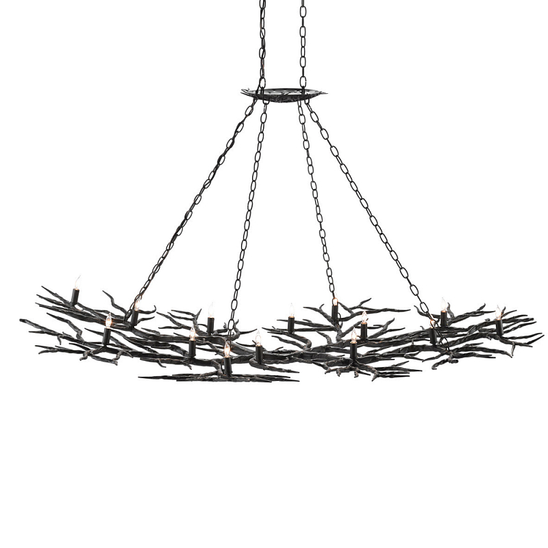 Люстра в виде веток Branched Tree Chandeliers Темная бронза винтаж Люстра в виде веток Branched Tree Chandeliers Темная бронза винтаж в Рязани | Loft Concept