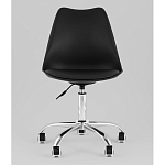 Офисный стул на металлическом основании EGGERY Black пластик варинант исполнения - 5 | Loft Concept в Рязани