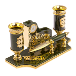 Настольный письменный набор из нефрита с ножом для бумаг в подарочной коробке Maecenas варинант исполнения - 2 | Loft Concept в Рязани