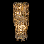 Бра с каскадом из прозрачного хрусталя и корпусом золотого цвета Constant Sparks варинант исполнения - 1 | Loft Concept в Рязани