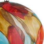 Настольная лампа разноцветная с овальным тканевым абажуром Abstraction варинант исполнения - 1 | Loft Concept в Рязани