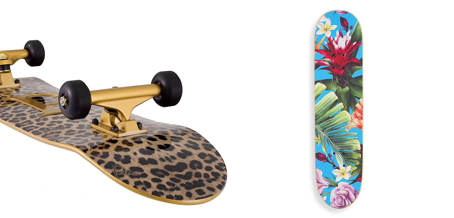 Арт-объект на стену Philipp Plein Skateboard Leopard PLEIN Арт-объект на стену Philipp Plein Skateboard Leopard PLEIN - Loft-Concept в Рязани