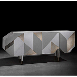 Комод с фасадом из геометрических фигур Coleccion Alexandra варинант исполнения - 2 | Loft Concept в Рязани
