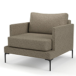 Мебельная ткань Шенилл коричневый цвет 138 см T4-28 варинант исполнения - 7 | Loft Concept в Рязани