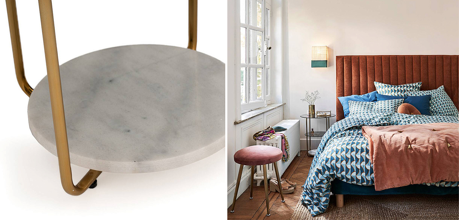 Приставной стол White Marble Приставной стол White Marble - Loft-Concept в Рязани