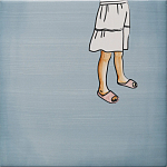 Плитка с узором Девочка единорог варинант исполнения - 4 | Loft Concept в Рязани