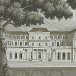 Обои ручная роспись Monuments of Paris Eau Forte on scenic paper варинант исполнения - 3 | Loft Concept в Рязани