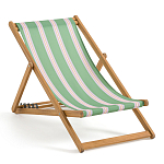 Шезлонг из акации и ткани Argentina варинант исполнения - 1 | Loft Concept в Рязани