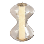 Бра светодиодное с стеклянным волнообразным плафоном Amphora of Light варинант исполнения - 4 | Loft Concept в Рязани