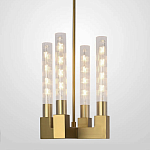 Люстра CANELLE Pendant lamp 4 Modern Brass варинант исполнения - 2 | Loft Concept в Рязани