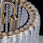 Люстра с подвесными рифлеными стеклянными трубками Nembus варинант исполнения - 19 | Loft Concept в Рязани