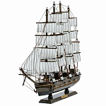 Декоративная модель деревянного тёмно-коричневого парусника в подарочной упаковке With The low варинант исполнения - 3 | Loft Concept в Рязани