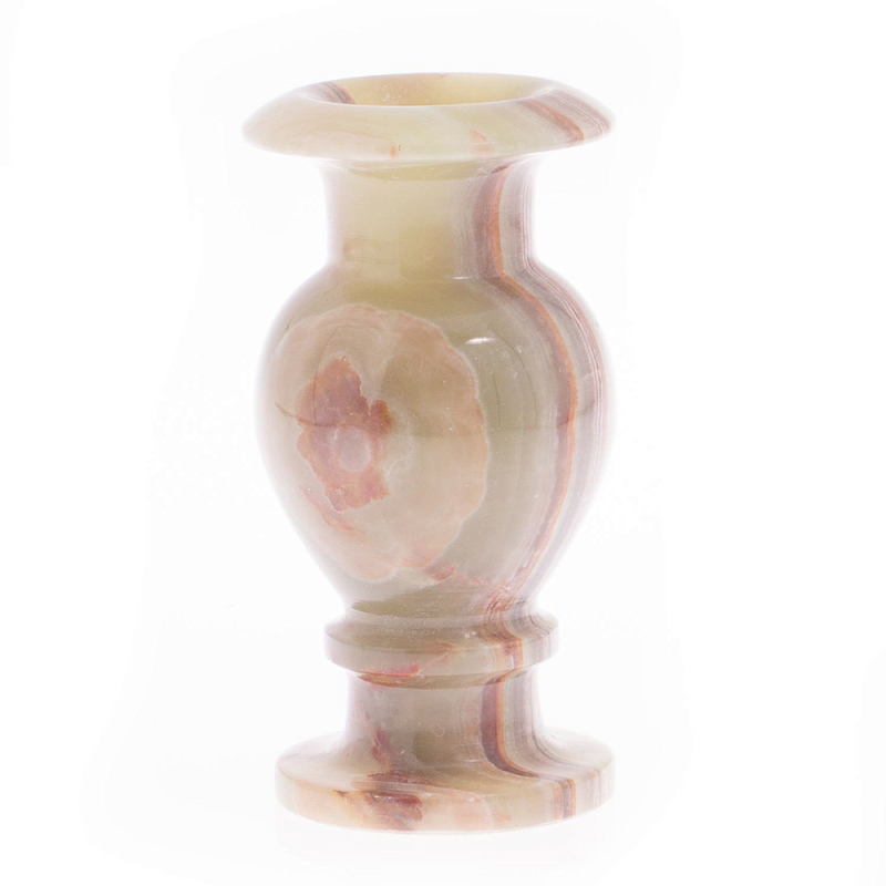 Ваза настольная из камня оникс Stone Vase Ваза настольная из камня оникс Stone Vase в Рязани | Loft Concept