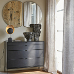 Комод из металла и кожи Guarin Chest of Drawers варинант исполнения - 6 | Loft Concept в Рязани