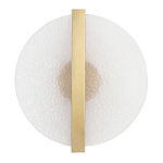 Бра с белым матовым стеклянным плафоном круглой формы Soft Glow Harmony варинант исполнения - 1 | Loft Concept в Рязани