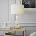 Настольная лампа на фигурном мраморном основании Conundrum варинант исполнения - 2 | Loft Concept в Рязани