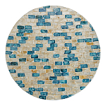 Столик с инкрустацией с перламутровым узором Rona варинант исполнения - 2 | Loft Concept в Рязани