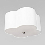 Потолочный светильник с белым волнистым плафоном из ткани Vitorino варинант исполнения - 3 | Loft Concept в Рязани