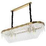 Люстра с хрустальными подвесками Riche Crystal Metal Chandelier 12 варинант исполнения - 1 | Loft Concept в Рязани